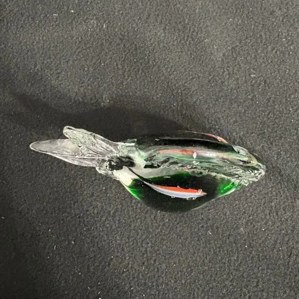 Vintage Glass Fish Murano- Style Paperweight